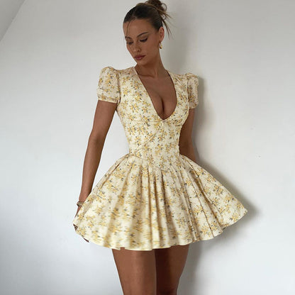 Sunkissed A-line mini dress